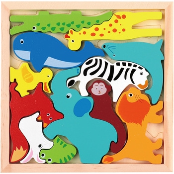 木製四角パズル アーテック[学校教材・教育玩具]