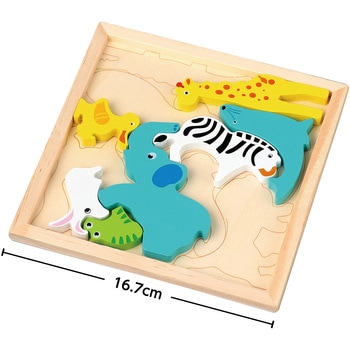 木製四角パズル アーテック[学校教材・教育玩具]