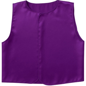 ソフトサテン ベスト 紫 J アーテック[学校教材・教育玩具]