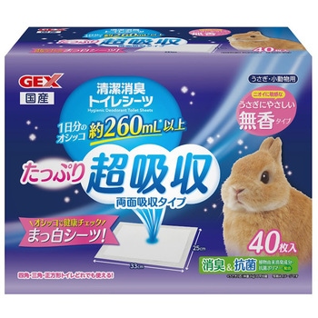 TopBreeder 清潔消臭トイレシーツ 40枚入 ジェックス