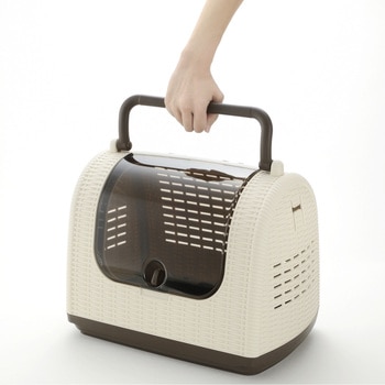 ラタンキャリー アイボリー - Richell(リッチェル)