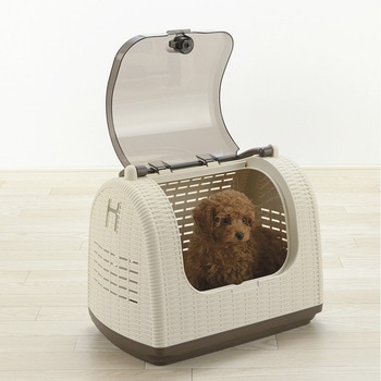 ラタンキャリー アイボリー - Richell(リッチェル)