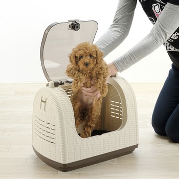 ラタンキャリー アイボリー - Richell(リッチェル)