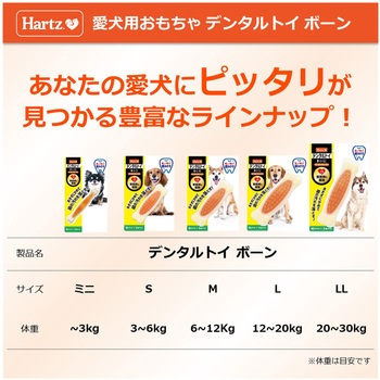 ハーツ デンタルトイ ボーン ミニ ベーコンフレーバー - HERTZ