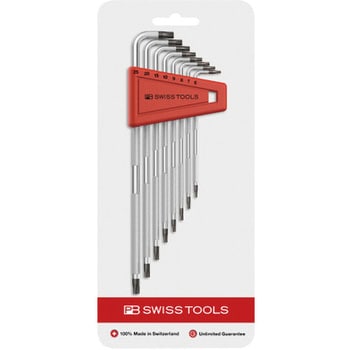 ローレット入L型ヘクスローブレンチセット PB SWISS TOOLS トルクス