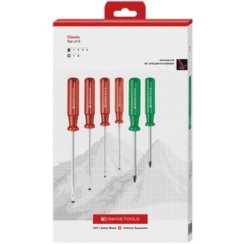 ドライバーセット 6本組 PB SWISS TOOLS(ピービースイスツールズ)