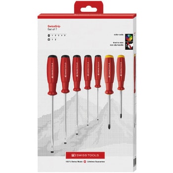 スイスグリップ・ドライバーセット(BOX) PB SWISS TOOLS グリップ