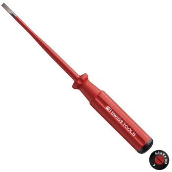 スリムマイナスドライバー絶縁 PB SWISS TOOLS