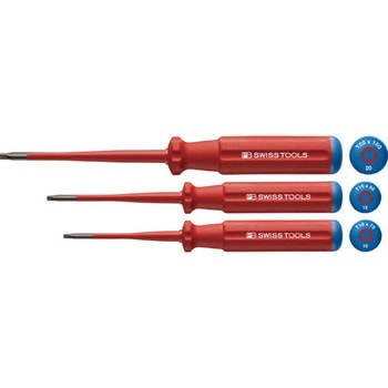 エレクトロ絶縁スリムドライバーセット PB SWISS TOOLS