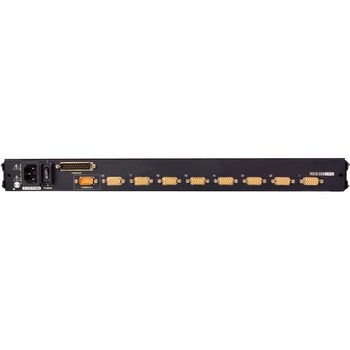 8ポート PS/2-USB VGA デュアルスライド LCD KVMドロワー(ロングレールキット) - ATEN