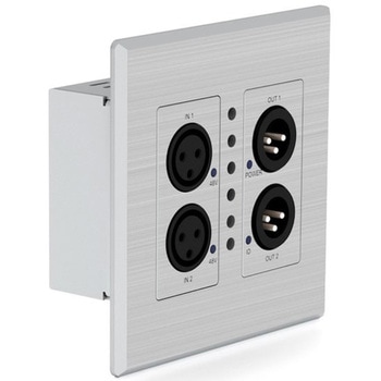 ウォールプレート型 XLR Dante コンバータ ADTECHNO(エーディテクノ)