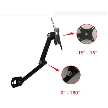 モニター壁掛け金具(VESA規格，角度調節，1アームタイプ，10～26型対応，LED・LCD対応) bitstrong