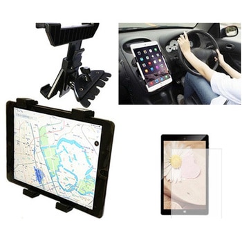 タブレットスタンド 車載CDスロット用 とApple iPad 第10世代 2022年版 10.9インチ 反射防止 保護フィルム セット メディアフューチャー
