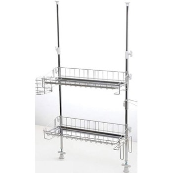キッチン　突っ張りラック A-76036 突っ張りキッチンラック ワイド 1台 アーネスト 【通販