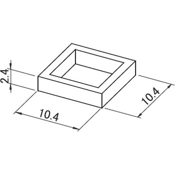 アルミフレーム System20 用四角ナットホルダー 青木精密工業