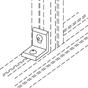 アルミフレーム System20 用アングルブラケット 青木精密工業
