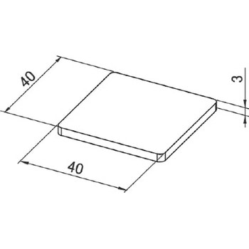 アルミフレーム System20 用端面キャップ 青木精密工業