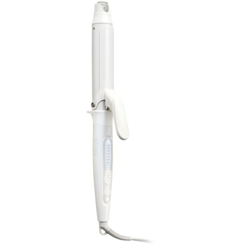 カール ヘアアイロン コテ  26mm/32mm マイナスイオン 6段階温度調節 100~200℃ 立ち上り約40秒 自動熱制御 自動電源OFF スチーム機能 海外対応 elims シェルホワイト テスコム