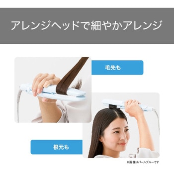 ストレート ヘアアイロン 26mm マイナスイオン 80~200℃(25段階調節) 立ち上がり約25秒 自動熱制御 自動電源OFF 海外対応 elims テスコム