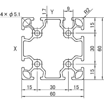 アルミフレーム System30 青木精密工業