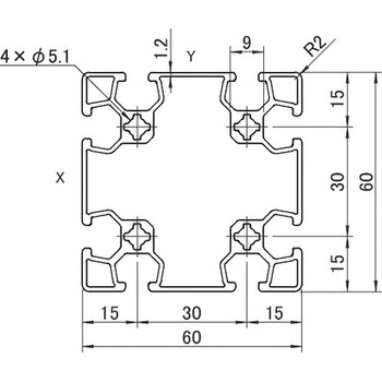 アルミフレーム System30 青木精密工業