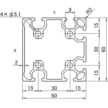 アルミフレーム System30 青木精密工業