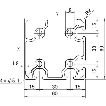 アルミフレーム System30 青木精密工業