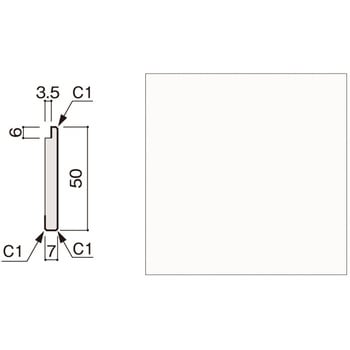 グラビオLB石目・抽象柄納め部材巾木3mm 大建工業