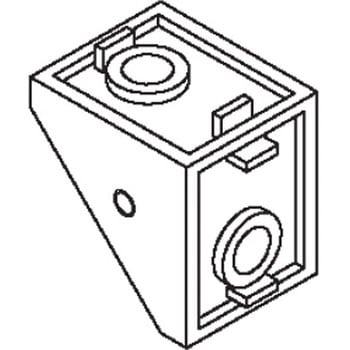 アルミフレーム System30 用アングルブラケット(M5タップ両面) 青木精密工業