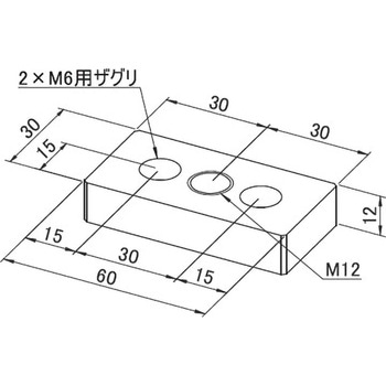 アルミフレーム System30 用スチールフットブラケット 青木精密工業