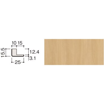 専用施工部材(システリアパネル10型/20型共通)見切 木口塗装無し 大建工業