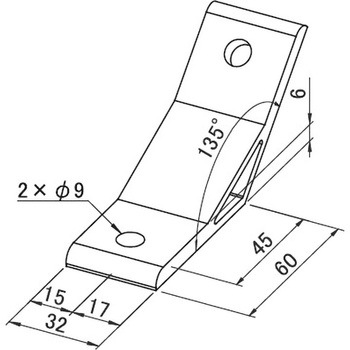 アルミフレーム System40 用アングルブラケット 青木精密工業