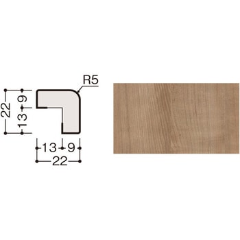 ハピアウォールベーシックタイプⅡ専用施工部材 出隅腰パネル/専用部材(縦部材) DAIKEN(旧:大建工業)