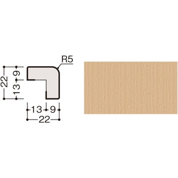 ハピアウォールベーシックタイプⅡ専用施工部材 出隅腰パネル/専用部材(縦部材) DAIKEN(旧:大建工業)