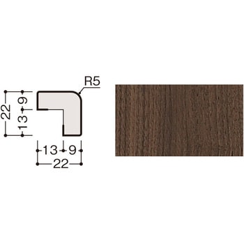 ハピアウォールベーシックタイプⅡ専用施工部材 出隅腰パネル/専用部材(縦部材) DAIKEN(旧:大建工業)