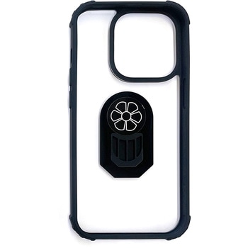 iPhone15Pro用耐衝撃スマホリング付きクリアケース エアージェイ