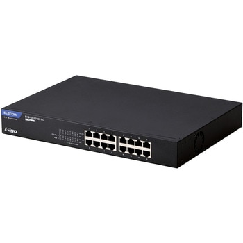 スイッチングハブ LANハブ レイヤー2 Giga対応 PoE アンマネージ 1000/100/10Mbps 金属筐体 エレコム