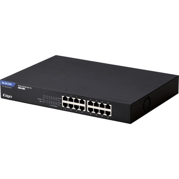 スイッチングハブ LANハブ レイヤー2 Giga対応 PoE アンマネージ 1000/100/10Mbps 金属筐体 エレコム