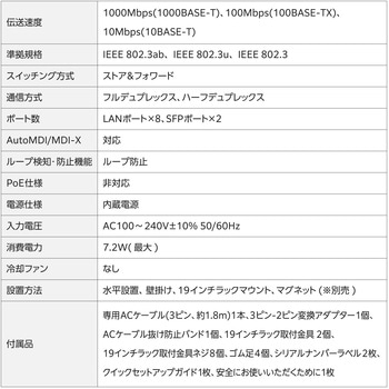 法人向け スイッチングハブ WEBスマート Giga対応 1000BASE-T対応 3年保証 - エレコム