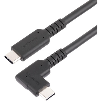 USB-Cケーブル/L字型コネクター/高耐久/2m/USB 3.2 Gen 1/4K60Hz DP Altモード/100W PD/アラミド繊維補強/同期 充電 StarTech.com