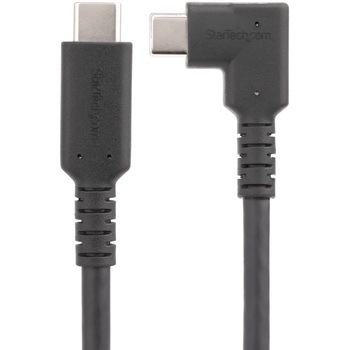 USB-Cケーブル/L字型コネクター/高耐久/2m/USB 3.2 Gen 1/4K60Hz DP Altモード/100W PD/アラミド繊維補強/同期 充電 StarTech.com