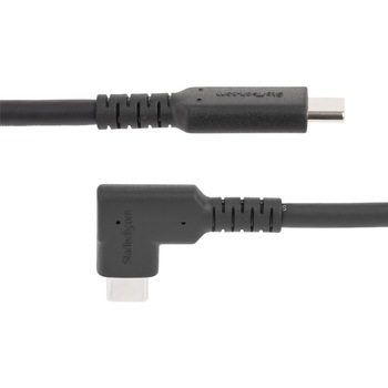 USB-Cケーブル/L字型コネクター/高耐久/2m/USB 3.2 Gen 1/4K60Hz DP Altモード/100W PD/アラミド繊維補強/同期 充電 StarTech.com