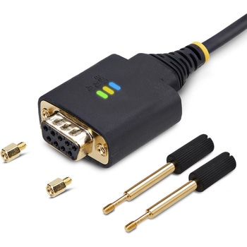 USB - RS232Cシリアル変換ケーブル/クロス/USB 2.0/1m/1ポート/ESD/シリアルコンバーター StarTech.com