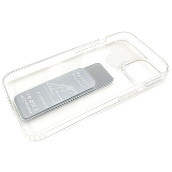iPhone15耐衝撃スタンドベルトケースGY エアージェイ