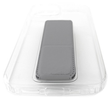 iPhone15耐衝撃スタンドベルトケースGY エアージェイ