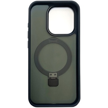 iPhone15Plus磁気ワイヤレス充電対応スタンドリング付背面ケース エアージェイ