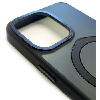 iPhone15Plus磁気ワイヤレス充電対応スタンドリング付背面ケース エアージェイ