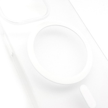iPhone15Pro磁気ワイヤレス充電対応クリアマット背面ケース エアージェイ