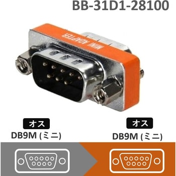RS-232C Nullモデム シリアルアダプタ(DB9ピン・オス⇔オス) Advantech(アドバンテック)