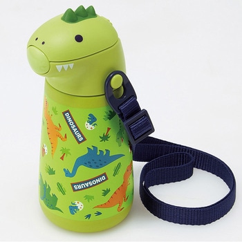 ダイカットステンレスボトル 370ml ディノサウルス スケーター